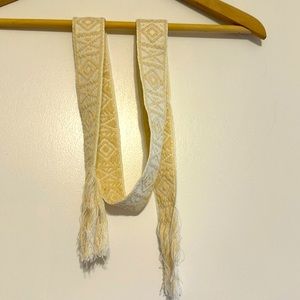 Anthropologie Tassel Tie Belt